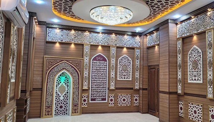 دکوربرجسته تجهیزات نمازخانه