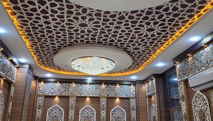 دکوربرجسته تجهیزات نمازخانه